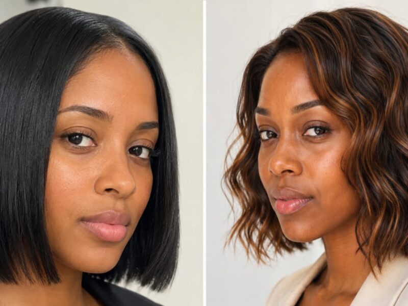 18 Bob Hairstyles for Black Women That Work With Your Hair's Natural Behavior