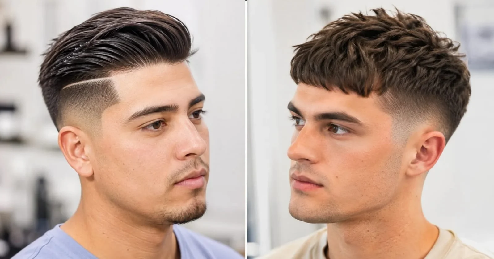 20 best low fade haircuts for men featuring modern low fade styles including crew cuts, pompadours, quiffs, textured crops, curly tops, buzz cuts, waves and mohawks.