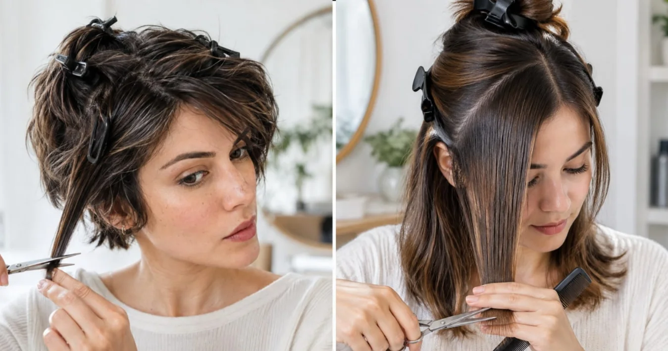 How to Cut Your Own Hair in Layers